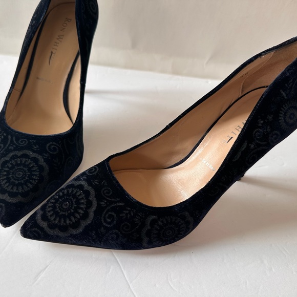 Ron White Velvet High Heels size 38 new - Picture 12 of 13